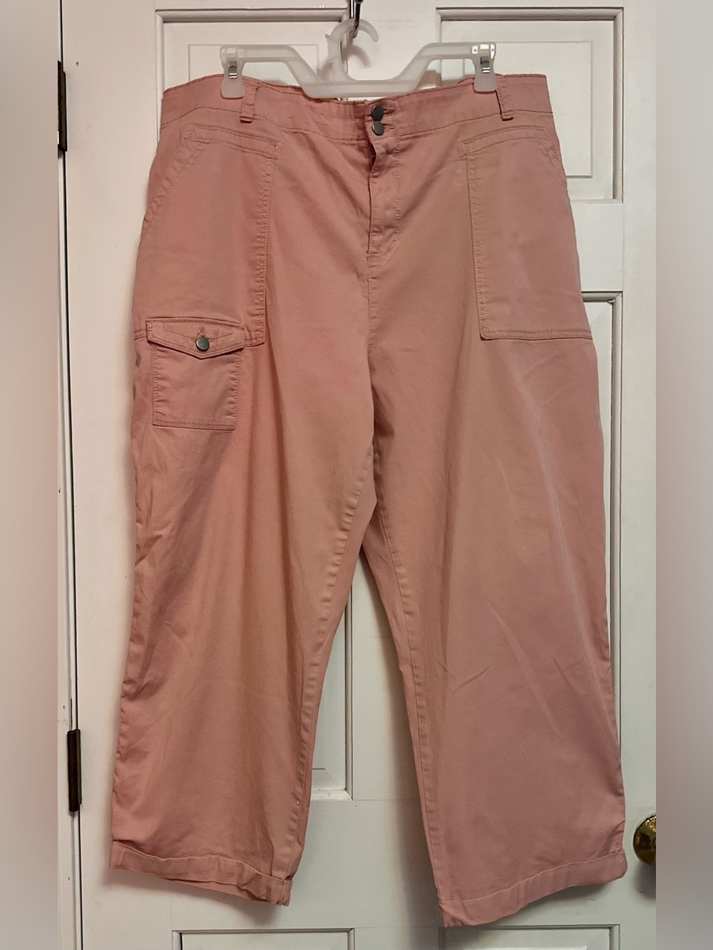 Women’s Cargo Pants in Dusty Rose - Casual Comfort